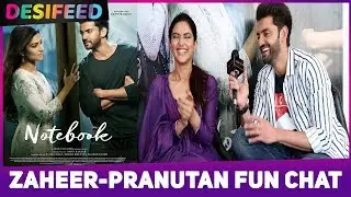 Exclusive Interview: Zaheer-Pranutan Talk About Their CUTE Chemistry, Salman Khan & More | Notebook