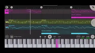 a fall guys fnf song made on fl studio mobile