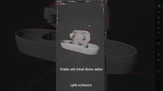 Link and update one model between multiple files #blender #tutorial