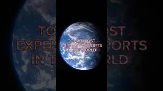 TOP 10 MOST EXPENSIVE SPORTS IN THE WORLD #subscribe #facts #like #comment #top10