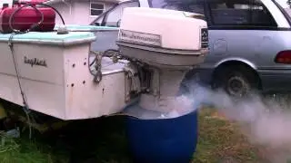 1965 Johnson Super Seahorse, 4 cylinder 60hp