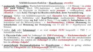 Hypothyreose 2: erworbene Hypothyreose und kongenitale Hypothyreose