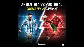 ARGENTINA VS PORTUGAL🎮 | INTENSE GAMEPLAY🤯|FIFA 23