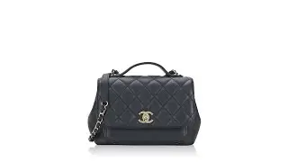 Chanel Caviar Medium Business Affinity Flap Bag Black