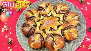 Étoile de Noël pain brioché au nutella