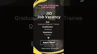 Reliance Jio Off Campus hiring for Graduate Engineer Trainee 2023