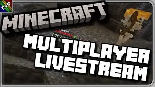EXPLORING CAVES ON A LIVESTREAM! | Minecraft Xbox Series X MULTIPLAYER | Couch Plays