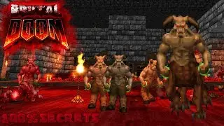 BRUTAL DOOM 2016 Arsenal - Extermination Day, Inferno [100% SECRETS]