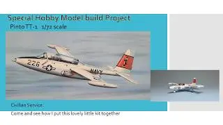 Special Hobby's 1/72 scale, Pinto TT1 scale model aircraft build project (Full Build)