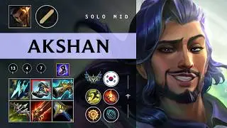 Akshan Mid vs Ahri - KR Challenger Patch 26.03