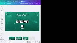 Quick Sort Algorithm BSCS - 2A