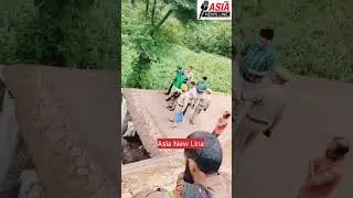 Rescue Operation after wild leopard enters human habitation in Simbal Gai area of Kalakote, Mehtka