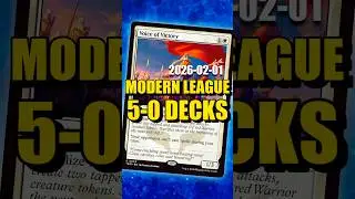 UNDEFEATED MTG Modern League Decklists (2026-02-01) #davidroyale  #modern #modernmtg