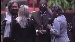 MOTHER FRANCES KELLY PROPHESYING TO A BUSINESS WOMAN