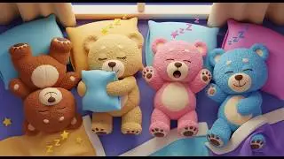 Four Little Toy Teddy Bears Sleep Sleep Sleep | Nursery Rhymes for Kids & Baby Songs