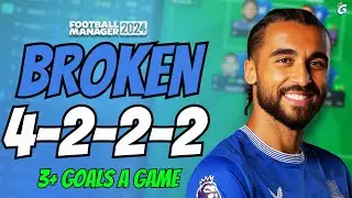 This FM24 4-2-2-2 Tactic is BROKEN | FM24 Tactics