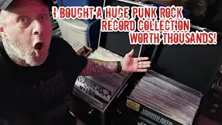 I Bought a HUGE PUNK ROCK RECORD COLLECTION!!!
