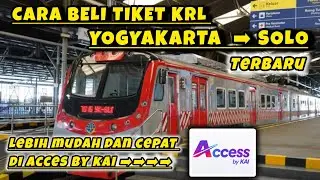 CARA BELI TIKET KRL JOGJA SOLO