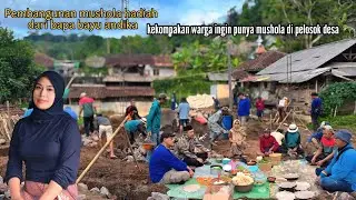 BIKIN VIRAL!! MASYARAKAT MENUNGGU 5 TAHUN INGIN PUNYA MUSHOLA AHKIRNYA TERBANGUN KAN