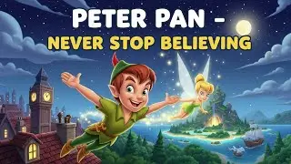 Peter Pan 🧚&zwj;♂️✨ | Short Moral Story for Kids | Never Stop Believing