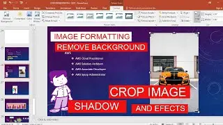 Picture Formatting, Effects, Shadow, Cropping and Remove background | Tagalog Tutorial