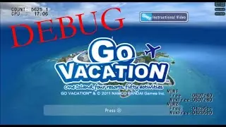 Go Vacation (Wii) Debug / Prototype Build Showcase (July 2010)