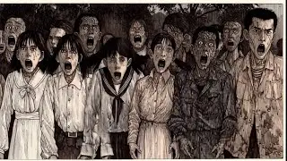 Junji Ito Style Horror Compilation | Disturbing Black & White Manga Art Animation