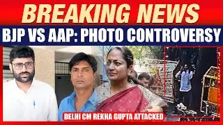 Attack on Delhi CM Sparks BJP-AAP Clash | Gopal Italia Photo With Acccused Sparks Controversy