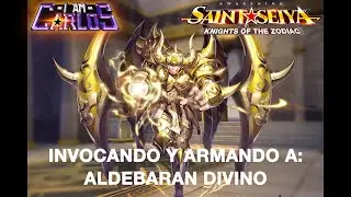 INVOCANDO Y ARMANDO A TAURO ALDEBARAN DIVINO (SAINT SEIYA AWAKENING)