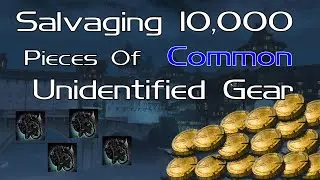 Salvaging 10,000 Pieces of Common (Fine) Unidentified Gear - GW2 - Loot Bag Opening!