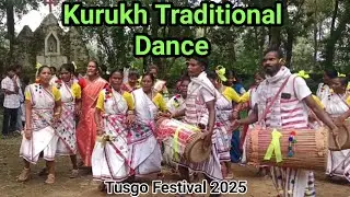 Kurukh Traditional Dance | Adivasi Culture Festival 2025 | Tribal Tusgo Naach |#Amit Tigga Official 