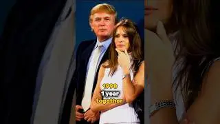 Donald Trump and Melania Trump evolution couple #donaldtrump #melaniatrump #trending #shortfeed