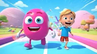 Fall Guys Naughty Bean Tumbled in the Jelly | Funny Toddler Song | Kids Rhymes