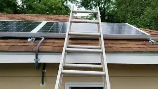 SOLAR PANELS RACK MOUNTING AND CONDUIT