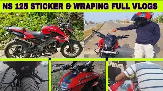 NS 125 New Model Best Sticker& Wraping Modified #shorts #vairalvideo #motovlog #ns125 #status #ns125