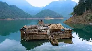 Time-Lapse: Life in a house on the water. Expanding the floating farm, building a new kitchen.