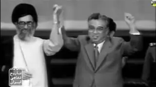 Ayatollah Khamenei in the DPRK in 1989