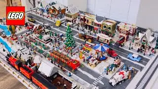 Зимняя деревня LEGO 2025