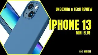 Apple iPhone 13 MINI Blue Unboxing || A Superb Diagonal Style 12MP Camera | Iphone 13 Mini | Van Oli