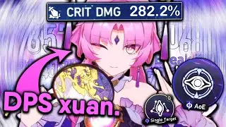 I gave Fu Xuan 300% CRIT DAMAGE and she became a destruction character. - Honkai: Star Rail