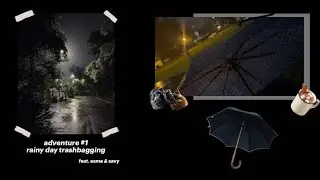 senior year adventure #1: trashbags surfing in the rain