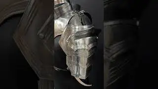 Artisans Hub Medieval Gorget & Upper Chest Armor with Spaulders Knight Steel Shoulder Armor | LARP