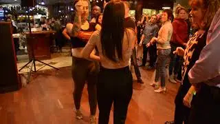 2020-03-07 Salsa Dance w Partner Lesson by Jessica @ Gaucho Churrascaria, Manchester NH 2