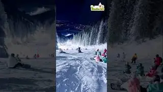 Amazing Snow Fall In ITALY 😍🇮🇹 #beautiful #nature #snowfall #shorts