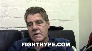 JOE GOOSSEN DESCRIBES THE TYPE OF FIGHTERS HE LIKES TO TRAIN: 