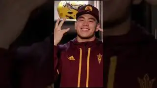 The very first Chinese born player in FBS to do this! #chinese #arizonastate #shorts