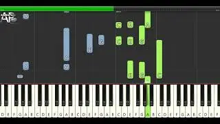 Phil Collins - Do You Remember | Adelina Piano synthesia tutorial