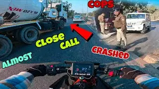 Close Call With Truck 😱 || Almost Crashed Hyper Ride | Cops 🚨|| 