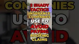 Unveiling the Scam Tactics of Insurance Companies for Hail Damaged Roofs! #shorts