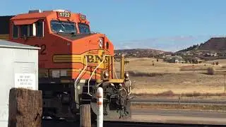 BNSF coal train going south with a pre production AC4400EV